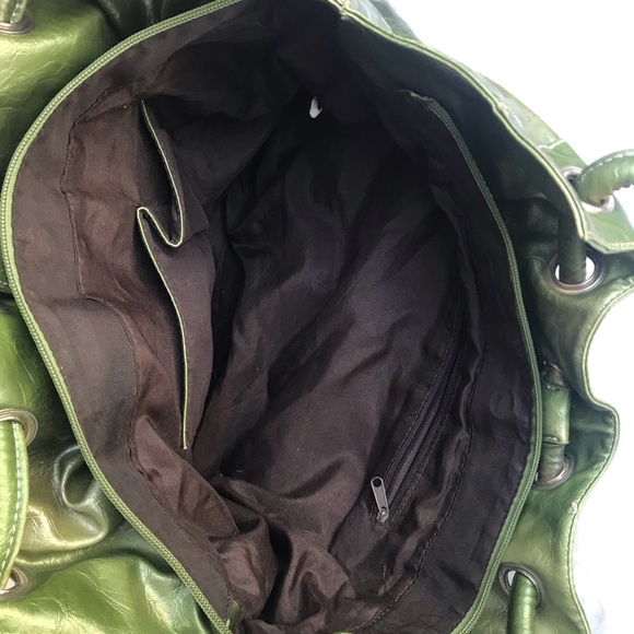 Green faux leather purse - Picture 6 of 7